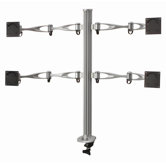 Quad Monitor Desk Mount Full Swing