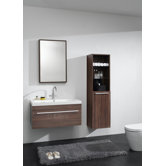 Glide Bathroom Furniture Pack in Walnut