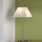 Contemporary Square One Light Small Table Lamp