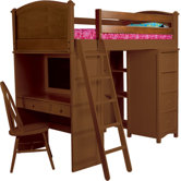 Cooley Sleep Study Storage Loft Bed