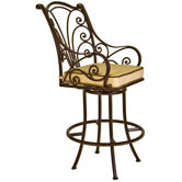 Ashbury Swivel Bar Stool with Arms