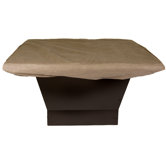 Casual Fireside Fabric Cover for 48" Square Hearth Top