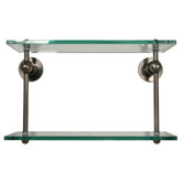 Waverly Place Astor Place Double Glass Shelf