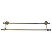Retro Wave Double Towel Bar