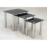 Nest Table Set in Black