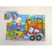 Sea Life and Traffic Foam Jigsaw Puzzle Set