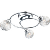 Saint Mary 3 Bulb Ceiling Light in Chrome