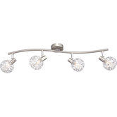 Petite 4 Light Track Light in Chrome