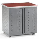 Executive Series Locking Mobile Utility Table