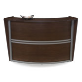 Single Unit Curved Stylish Reception Station