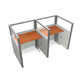 Privacy Station Panel System 1x2 Configuration