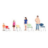 16" Rico Student Stack Chair