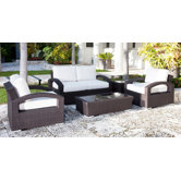 Como Lago Deep Seating Group with Cushions