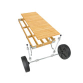 Commercial Grade Roll in Dock with Wood Top