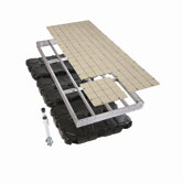 Aluminum Floating Dock with Resin Top