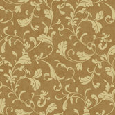 Proper English Tuscan Leaf Scroll Wallpaper