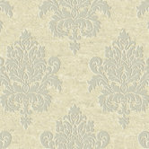 Proper English Etched Damask Wallpaper