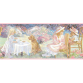 York Kids IV Tea Party Border