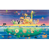 York Kids IV Noah's Sub Full Mural