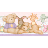 York Kids IV Animals On The Shelf Border