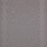 Barbara Becker Raised Surface Rose Lace Stripe With Scalloped Edges Wallpaper