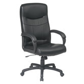 High-Back Leather Executive Chair