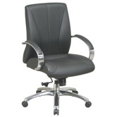 High-Back ProLine II Deluxe Mid-Back Leather Executive Chair