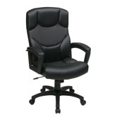 Work Smart Leather Executive / Conference Chair