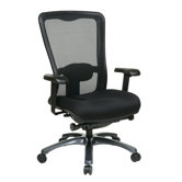 24.5" High Back Ergonomic ProGrid Chair with Fabric Seat