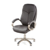 Work Smart High-Back Executive Chair with Padded Arms