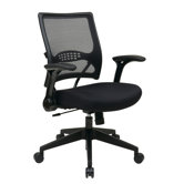 Air Grid Back Mesh Managers Chair with Flip Arms