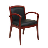 Napa Full Cushion Back Eco Leather Guest Chair