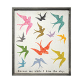 Excuse Me While I Kiss The Sky Art Print