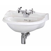 Rhyther Small Cloakroom Basin in White