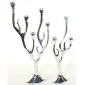 Aluminium Flame Candle Stick Holder