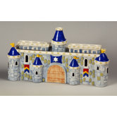 Ceramic Royal Castle Menorah