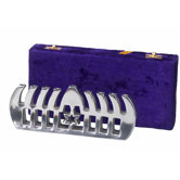 Contemporary Aluminum Menorah