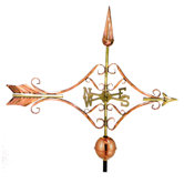 Victorian Arrow Weathervane with Roof Mount