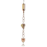 Wine Bottle Rain Chain Leader