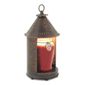 Tin Punched Lantern Warmer