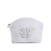 Coral Duck Egg Blue Cosmetic Bag