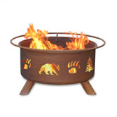 Bear and Tree Fire Pit