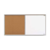 Cork & Remarkaboard Combinations - Bulletin Boards - Aluminum Frame