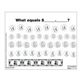 Magnetic Dry-Erase Teaching Aides Mat - Money Graphic