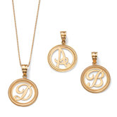14k Gold Initial Pendant