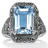 Topaz Silver Ring