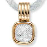 Tutone Mesh Necklace