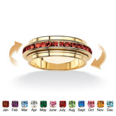 Birthstone Eternity Spinner Band