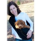 Solid Black Pet Sling
