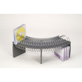 Deluxe Carousel CD Multimedia Wire Rack